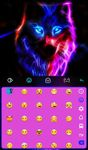 Colorful Wolf Keyboard Theme imgesi 3