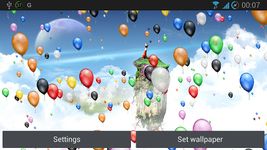 Captura de tela do apk Balloons Live Wallpaper Full 1