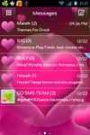 Theme Hearts for GO SMS Pro imgesi 1