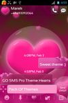 Theme Hearts for GO SMS Pro imgesi 