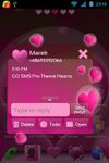 Theme Hearts for GO SMS Pro imgesi 2