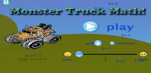 Captura de tela do apk Monster Truck Math 