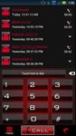 GO Contacts Clean Red Theme ekran görüntüsü APK 