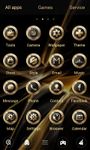 Black Gold GO Launcher Theme imgesi 2