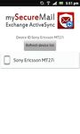 Скриншот 1 APK-версии my Secure Exchange ActiveSync