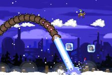 Gambar Super Mega Worm Vs Santa 2 3