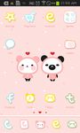 Pink Love go launcher theme image 