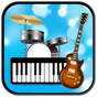 APK-иконка игра:фортепиано,гитара,барабан