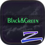 Black and Green- ZERO Launcher APK