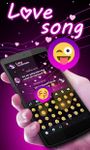 Love Song GO Keyboard Theme obrazek 2