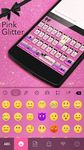 Imagem 1 do Pink Glitter Theme Keyboard