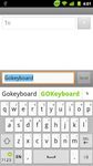 Gambar GO Keyboard White theme 2