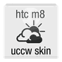 htc one m8 clock uccw skin apk icon