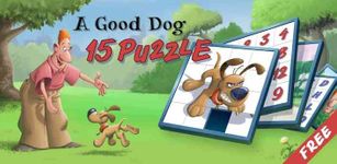 Captura de tela do apk A Good Dog - 15 Puzzle Free 