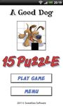 Captura de tela do apk A Good Dog - 15 Puzzle Free 1