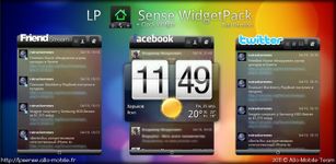 LP Sense skin + Clock widget screenshot apk 