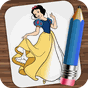 Icône apk Dessin Princesse, Queens