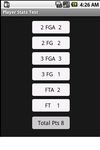 Captura de tela do apk Basketball Stats One Player 