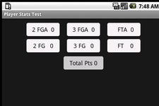 Captura de tela do apk Basketball Stats One Player 1