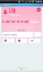 Imagen 2 de GO SMS THEME Pretty in Pink