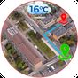 GPS Gratis Nu:Straat Kaart Uitzicht 3D &Leven Weer APK icon