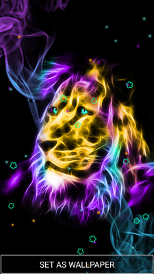 Neon Animals Wallpaper Moving Backgrounds Android Free Download