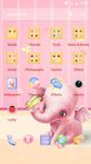 Gambar Cute Theme - Pink Elephant 1