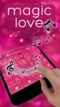 Magic Love GO Keyboard Theme imgesi 3