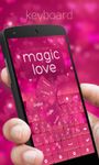 Magic Love GO Keyboard Theme imgesi 2