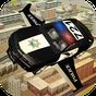 Flying Police car 3d simulator apk icon