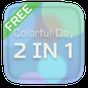 Colorful Day 2 In 1 Theme APK アイコン