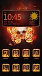 The Flame Skull Hola Theme afbeelding 