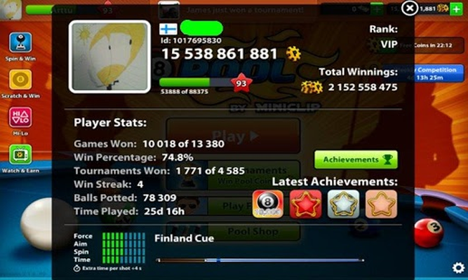 moedas grátis para 8 Ball Pool - Baixar APK para Android