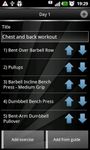 Captura de tela do apk Gym Book: training notebook 7