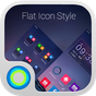 Flat Icon Style Hola Theme APK