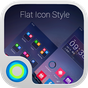 Flat Icon Style Hola Theme APK