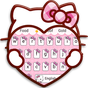 Pink Cute Kitty Cartoon Keyboard Theme APK icon