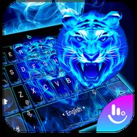 Neon Tiger King Keyboard Theme apk icon