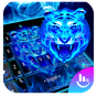 Neon Tiger King Keyboard Theme APK