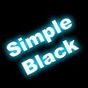 Ícone do Go SMS Theme - Simple Black