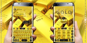 รูปภาพที่ 5 ของ Pure Gold GO Keyboard Theme