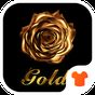 Golden Flower Rose Theme apk icono