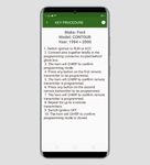 Key Programming Procedure screenshot APK 