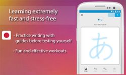 Screenshot 2 di Alfabeto Giapponese, Scrittura Di Lettere apk