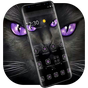 Black Evil Cat Dark Theme APK Icon