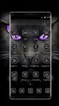 Black Evil Cat Dark Theme obrazek 3