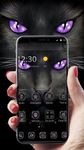 Black Evil Cat Dark Theme Bild 