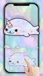 ภาพหน้าจอที่  ของ ชุดรูปแบบคีย์บอร์ด Rainbow Seal Unicorn