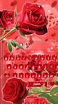 Rote Rose Tastatur Thema Bild 1