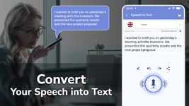 Скриншот 5 APK-версии Speech to text converter- voice typing app